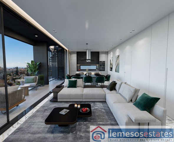 Penthouse 3 bedrroms with private pool in Mesa Geitonia