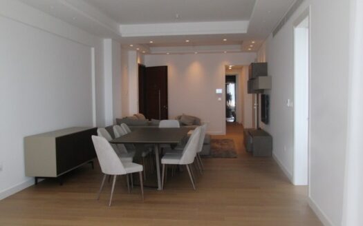 3 Bedroom spacious beachfront apartment furnished with pool, sauna and gym