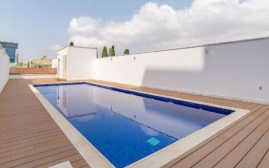 3 Bedroom spacious beachfront apartment furnished with pool, sauna and gym