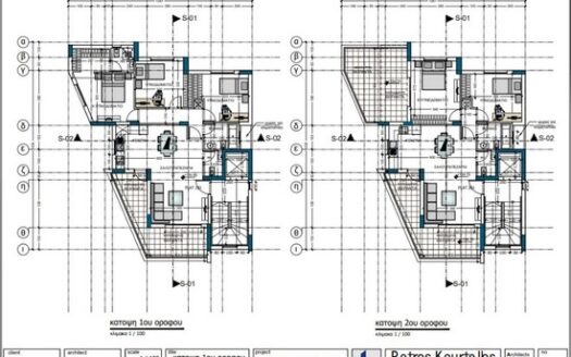 Unique 2 bedroom whole floor apartment with huge veranda in a small building of only 3 apartments