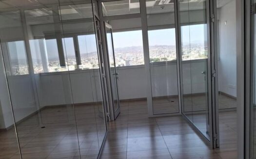 500m2 office with glass partitioned offices