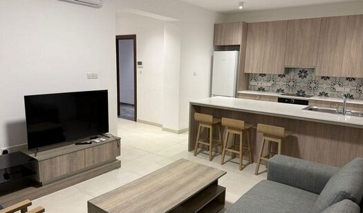 Spacious modern one bedroom furnished apartment gated
