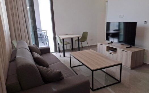 Modern 1 bedroom apartment furnished with underfloor heating