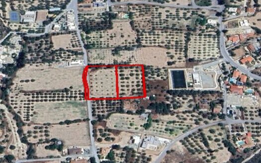 The plots are located in the village of Fasoula, Limassol